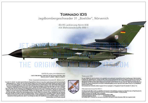 Poster Vorschau JaboG 31 Tornado IDS 45+95 Norm 83B mit MW-1
